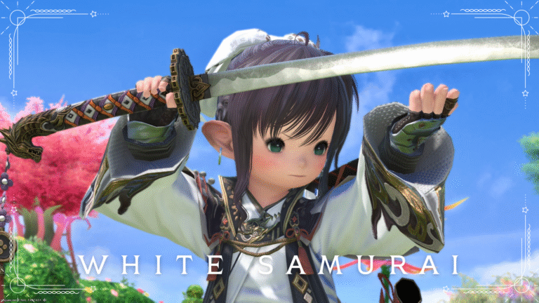 Samurai's Phantom Weapon (PW) First Form: Kirin Katana "Phantom Blade Penumbrae" Lalafell FF14 Blog Norirow Note 28