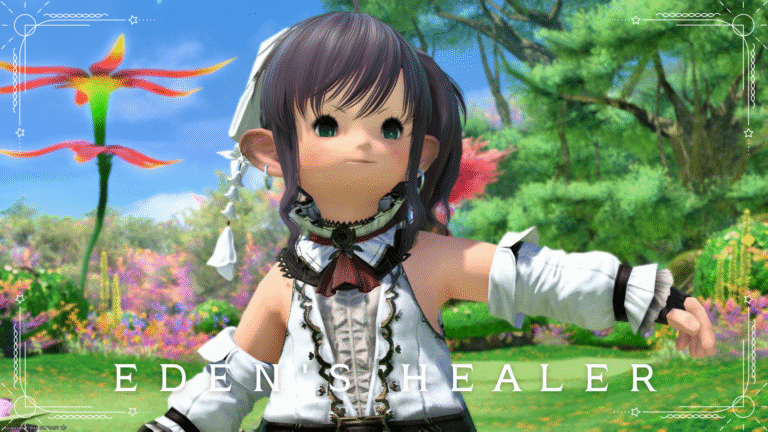 【ミラプリ】「エデンの癒し手」- エデンモーンヒーラー装備アレンジコーデ ララフェル FF14ブログ Norirow Note 42