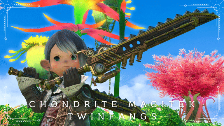 スチームパンクな二刀流チェーンソー・ヴァイパー武器『インペリアル・マジテックツインファング』 ララフェル FF14ブログ Norirow Note 25