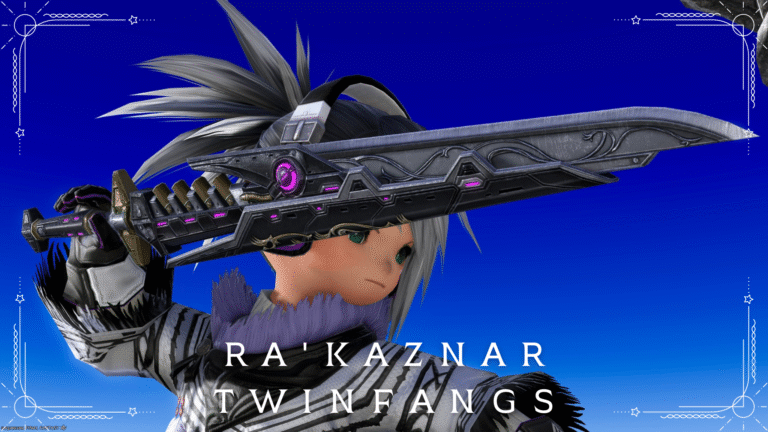 変形するサイバーパンクなヴァイパー二刀流武器『カザナル・ツインファング』 ララフェル FF14ブログ Norirow Note 25