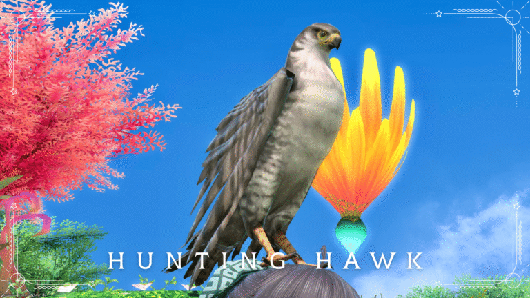 凛々しく優雅でカッコいい鷹のミニオン『ハンティング・ホーク』 ララフェル FF14ブログ Norirow Note 24