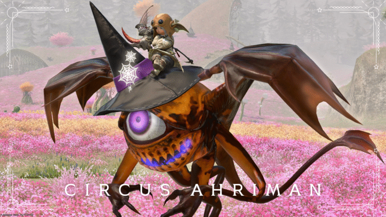 All Saints' Wake Ahriman's mount "Circus Ahriman" for Halloween Lalafell FF14 Blog Norirow Note 37