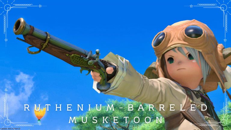 海賊風フリントロック式ピストル・機工士武器『ルテニウム・マスケトン』 ララフェル FF14ブログ Norirow Note 40