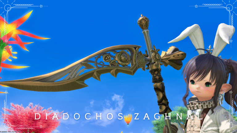 黄金の薔薇が際立つアクセサリーのようなリーパー武器『ディアドコス・ザグナル』 ララフェル FF14ブログ Norirow Note 34