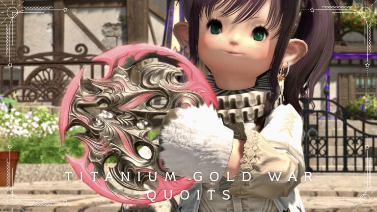 ピンクに光る妖艶で美味しそうな踊り子武器『ゴールドチタン・ウォーコイト』 ララフェル FF14ブログ Norirow Note 66
