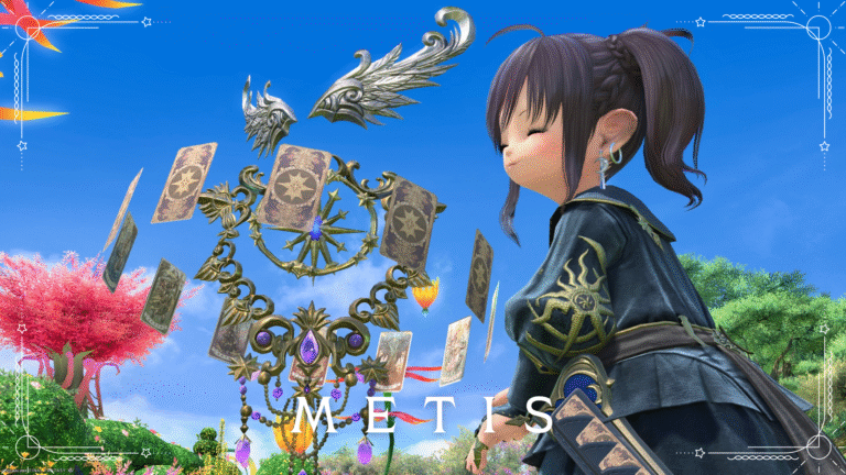 Astrologian's AF5 Weapon - A laurel globe bearing the name of the Moon Goddess "Diana" Lalafell FF14 Blog Norirow Note 31