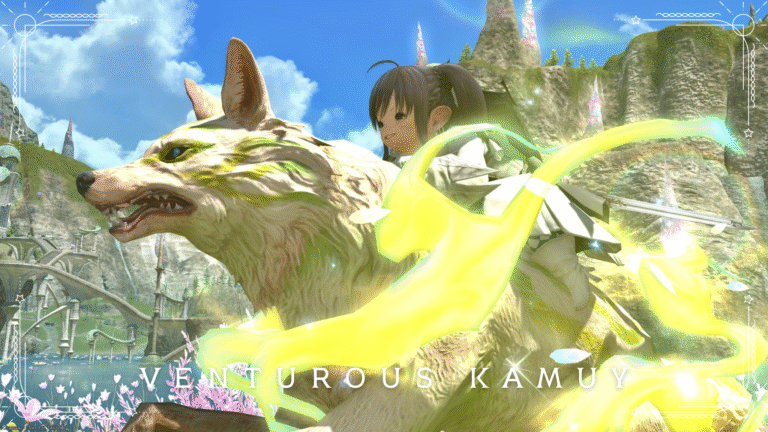 綺麗で可愛いメロンクリームソーダ色の犬マウント『商のカムイ』(幻討滅戦) ララフェル FF14ブログ Norirow Note 34