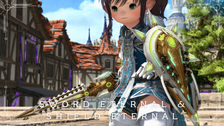 極エターナルクイーンのナイト武器・機械星の剣盾『エターナルクイーンズ・ソード＆シールド』 ララフェル FF14ブログ Norirow Note 32