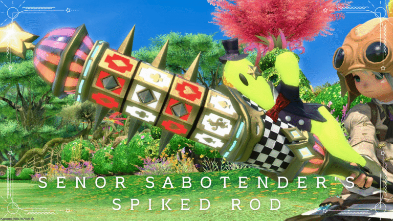 ゴールドソーサーのスロットが回転する愉快な暗黒騎士武器『セニョール・スパイクロッド』 ララフェル FF14ブログ Norirow Note 46