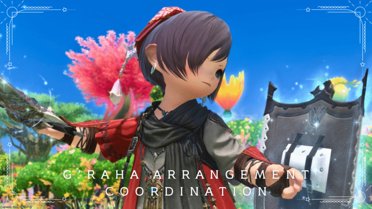 【ミラプリ】グ・ラハ・ティア衣装アレンジコーデ「紅の旅人」 ララフェル FF14ブログ Norirow Note 49