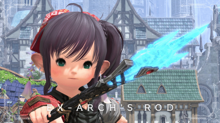 グラハの杖・クリスタル製の黒魔道士武器『サイオンズアーク・ロッド』 ララフェル FF14ブログ Norirow Note 72