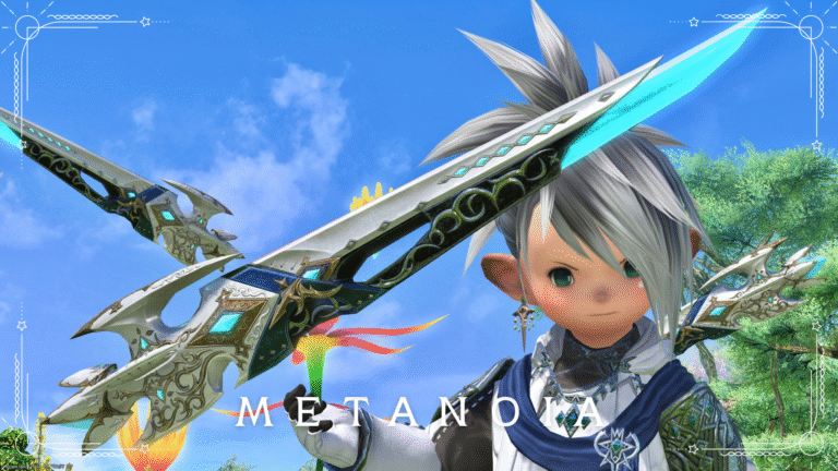 The mysteriously named Noble Feathered Nouliths, the Sage's AF6 weapon "Metanoia" Lalafell FF14 Blog Norirow Note 44