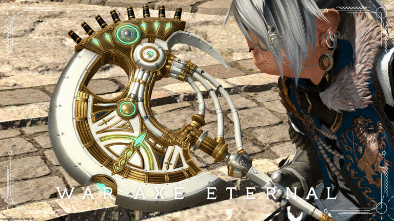 極エターナルクイーンの機工士武器・小型レーザーガン『エターナルクイーンズ・ハンドガン』 ララフェル FF14ブログ Norirow Note 39