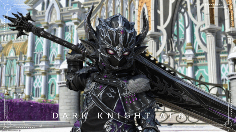 闇堕ちした聖騎士衣装・暗黒騎士のAF6装備『フォールン』(ララフェル男子Ver.) ララフェル FF14ブログ Norirow Note 54