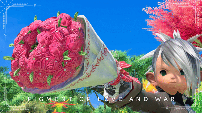 バラの花束に隠されたスパイ銃・機工士武器『ドリーム・オブ・ロマンス』 ララフェル FF14ブログ Norirow Note 48