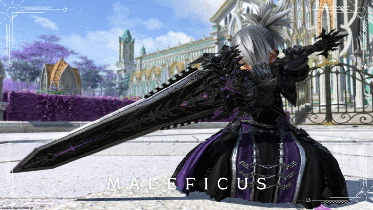 邪悪な意匠の巨大暗黒剣・暗黒騎士のAF6武器『マリフィクス』 ララフェル FF14ブログ Norirow Note 53