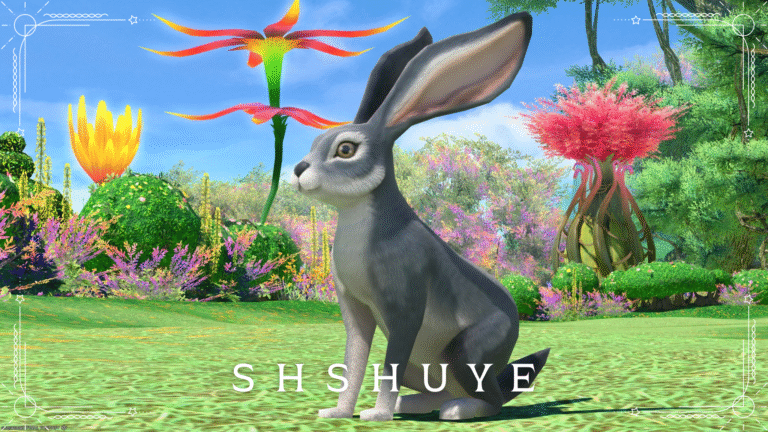 可愛いユウェヤーワータのウサギさんのミニオン『シャシュエ』 ララフェル FF14ブログ Norirow Note 35