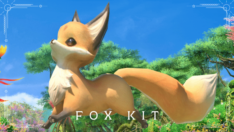 可愛すぎる子キツネのミニオン『豆妖狐』(九尾の妖狐 玉藻御前) ララフェル FF14ブログ Norirow Note 39