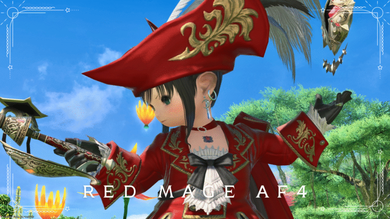 FF11を彷彿させる赤魔道士のAF4装備『エストクル』(ララフェル女子Ver.) ララフェル FF14ブログ Norirow Note 40