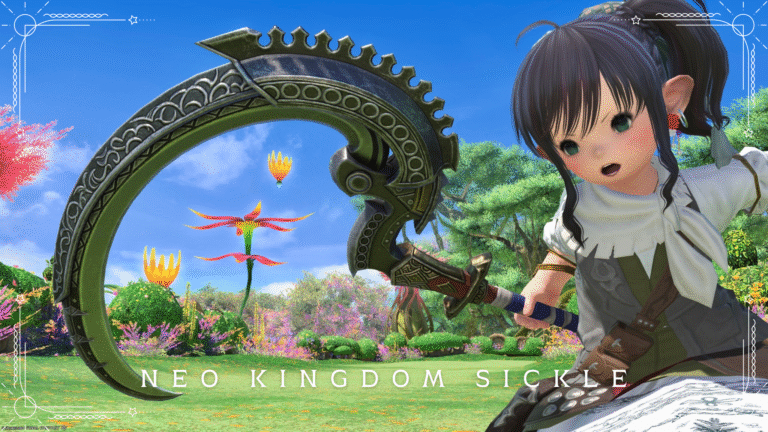 珍しいフック型のクラシックな大鎌・リーパー武器『ネオキングダム・シックル』 ララフェル FF14ブログ Norirow Note 41