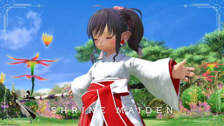 [Glamour] I tried cosplaying as a shrine maiden! (Far Eastern Schoolgirl's Uniform arrangement) Lalafell FF14 Blog Norirow Note 33