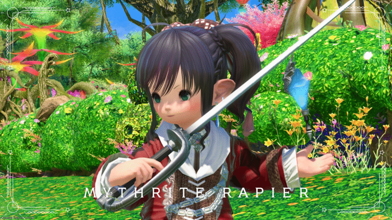 最もレイピアらしいシンプルな赤魔道士武器『ミスライトレイピア』 ララフェル FF14ブログ Norirow Note 49