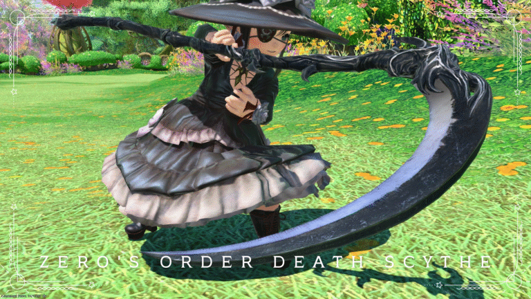 ゼロの大鎌・シンプルで妖艶なリーパー武器『ゼロオーダー・デスサイズ』 ララフェル FF14ブログ Norirow Note 76