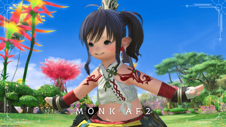 可愛い東方の劇団員風衣装・モンクAF2装備『タントラ』(ララフェル女子Ver.) ララフェル FF14ブログ Norirow Note 31