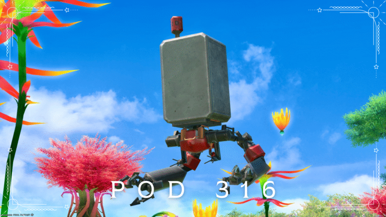 NieR:Automata YoRHa's black escort support unit minion "Pod 316" Lalafell FF14 Blog Norirow Note 33