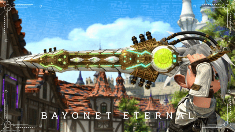 The Minstrel's Ballad: Sphene's Burden's Gunbreaker Weapon - Mechanical Electronic Sword "Bayonet Eternal" Lalafell FF14 Blog Norirow Note 33