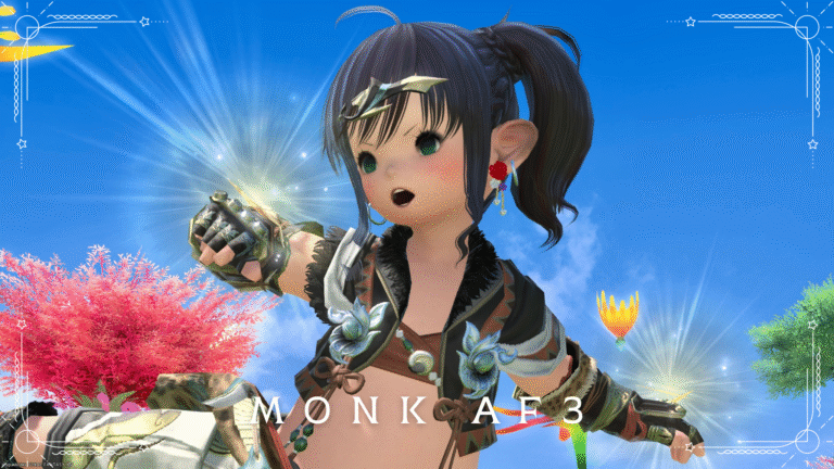 ラールガー印の格闘家・モンクのAF3装備『パシフィスト』(ララフェル女子Ver.) ララフェル FF14ブログ Norirow Note 48