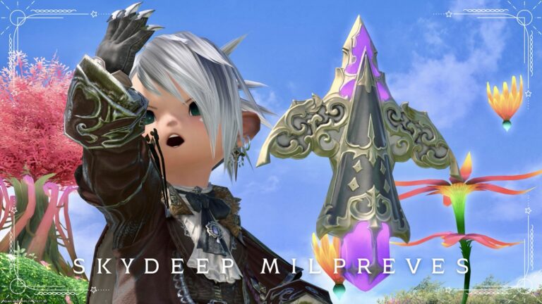 紫クリスタルのソウルサイフォン型賢者武器『スカイディープ・ミルプレーヴェ』 ララフェル FF14ブログ Norirow Note 38