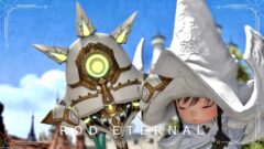 極エターナルクイーンの可愛いロボット帽子のような黒魔道士杖『エターナルクイーンズ・ロッド』 ララフェル FF14ブログ Norirow Note 50