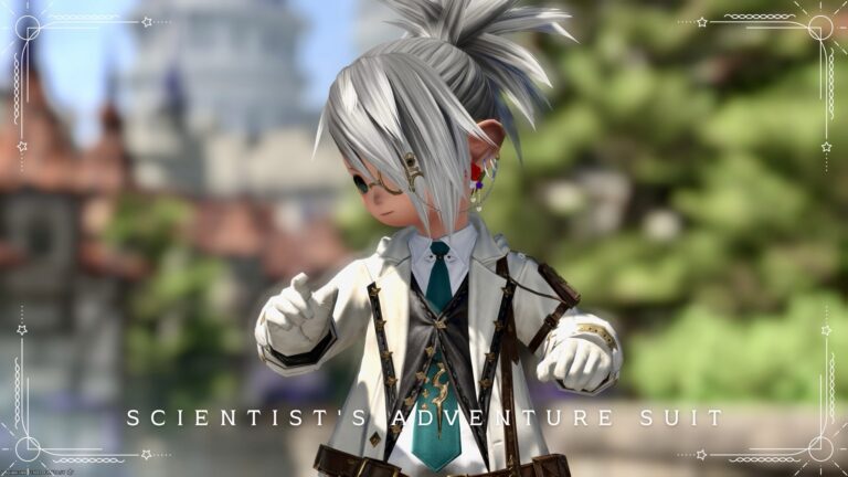 【ミラプリ】“科学者の冒険着” サイエンティスト・コート アレンジコーデ ララフェル FF14ブログ Norirow Note 20