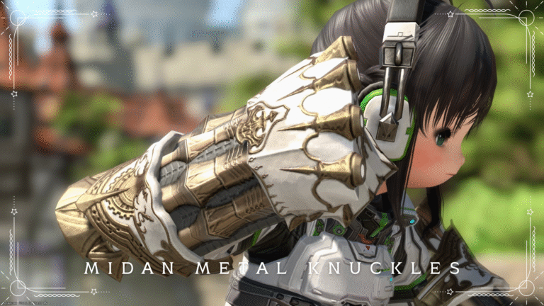 Alexander's Beam Rocket Punch Monk's fighting weapon "Midan Metal Knuckles" Lalafell FF14 Blog Norirow Note 36
