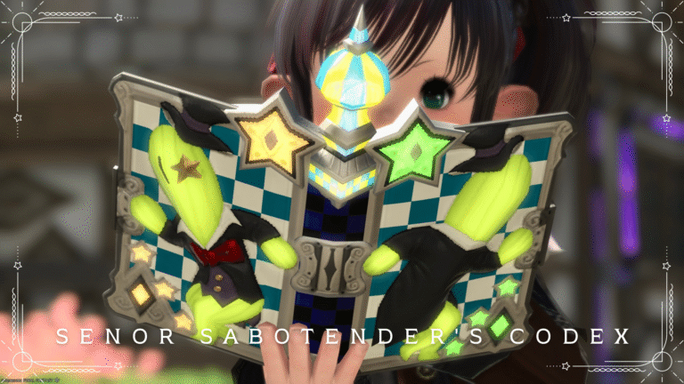 可愛すぎるサボテンダーの本・学者の武器『セニョール・コーデックス』 ララフェル FF14ブログ Norirow Note 32