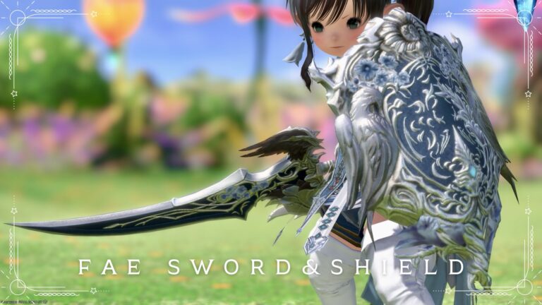 染色可能なアンティーク調の大ぶりガンブレード・水妖幻園ドォーヌ・メグ『フェイマナトリガー』 ララフェル FF14ブログ Norirow Note 37