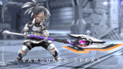 A stylish robot spear made of a thin, heated naginata, the Dragoon Weapon "Vanguard Spear" Lalafell FF14 Blog Norirow Note 49