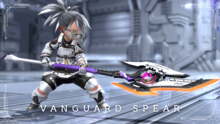 薄型電熱ナギナタのオシャレなロボット槍・竜騎士武器『ヴァンガード・スピア』 ララフェル FF14ブログ Norirow Note 21