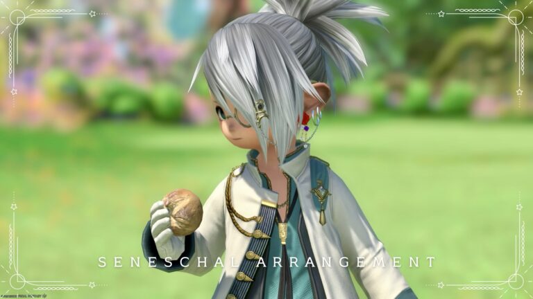 【ミラプリ】白と緑の爽やか執事長・セネシャル衣装アレンジ ララフェル FF14ブログ Norirow Note 36