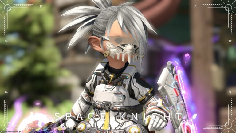 【ミラプリ】「宇宙(そら)の騎士様」コスモスーツアレンジコーデ ララフェル FF14ブログ Norirow Note 56