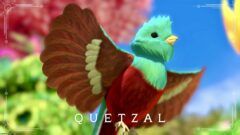 色鮮やかで可愛い緑と赤の鳥 "ケツァール" のミニオン『グリーンバード』 ララフェル FF14ブログ Norirow Note 43