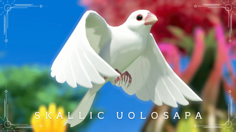 Messenger of the Moon God Menphina / Cute little bird minion “Doman Magpie” Lalafell FF14 Blog Norirow Note 28