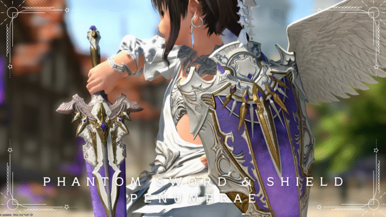 Paladin's Phantom Weapon (PW) First Form: Heavenly Sword and Shield "Phantom Sword & Shield Penumbrae" Lalafell FF14 Blog Norirow Note 23