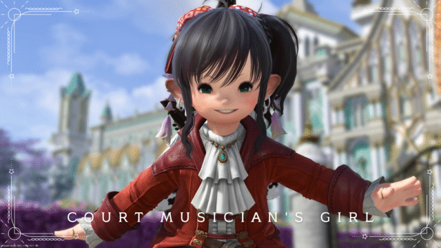 【ミラプリ】宮廷音楽家 "見習い" の女の子（レンジ用コーデ） ララフェル FF14ブログ Norirow Note 7
