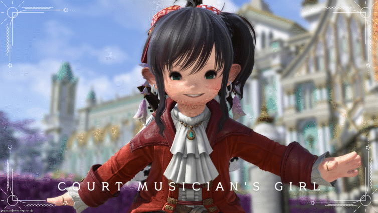 【ミラプリ】宮廷音楽家 "見習い" の女の子（レンジ用コーデ） ララフェル FF14ブログ Norirow Note 20