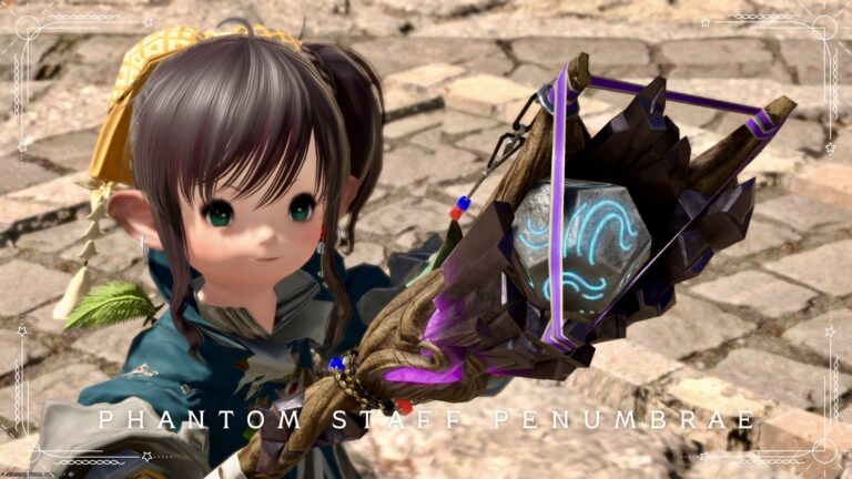 Samurai's Phantom Weapon (PW) First Form: Kirin Katana "Phantom Blade Penumbrae" Lalafell FF14 Blog Norirow Note 39