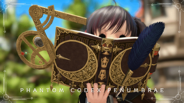 Scholar's Phantom Weapon (PW) First Form - Book of Drawing Tools "Phantom Codex Penumbrae" Lalafell FF14 Blog Norirow Note 26