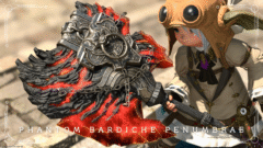 Warrior's Phantom Weapon (PW) First Form: Magma Crystal Axe "Phantom Bardiche Penumbrae" Lalafell FF14 Blog Norirow Note 47