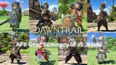 [Summary] The appearance of all 21 jobs in DAWNTRAIL's "AF6 Gear" (Lalafell version)! Lalafell FF14 Blog Norirow Note 50